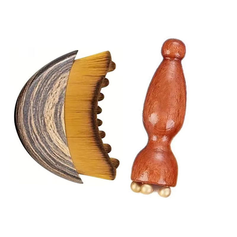 miqmi Lymphatische Kontur-Bürste, Gesichts- und Augen-Massagestab, Unisex - Bild 4
