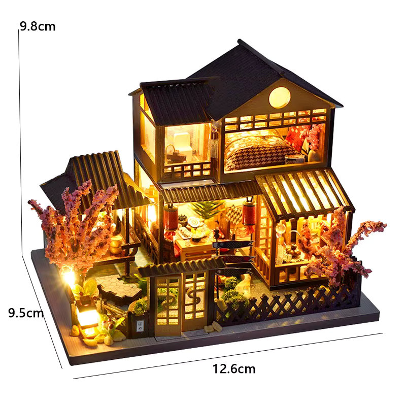 Battoom DIY Mini 3D Puzzles Holz Puppenhaus, Holz, Fantasy - Bild 5