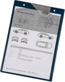 Eichner Auftragstasche Secure für DIN A4 Dokumente mit Schlüsselfach, 10 Stück, blau, B: 23,0 cm, T: 5,0 cm, H: 33,0 cm - Bild 1