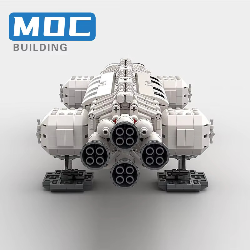 MOCBUILDING Raum 1999 Eagle Shuttle Space Bricks Baustein Modell - Bild 2