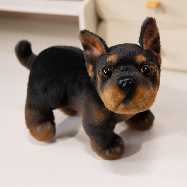 Französische Bulldogge Plüschtier, 22cm, ab 14 Jahren - Bild 1