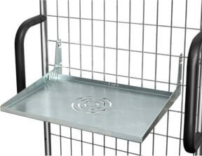 Fetra Notebookhalterung aus Stahl in Silber, Breite: 46,0 cm, Höhe: 32,2 cm, Tiefe: 1,6 cm - Bild 1