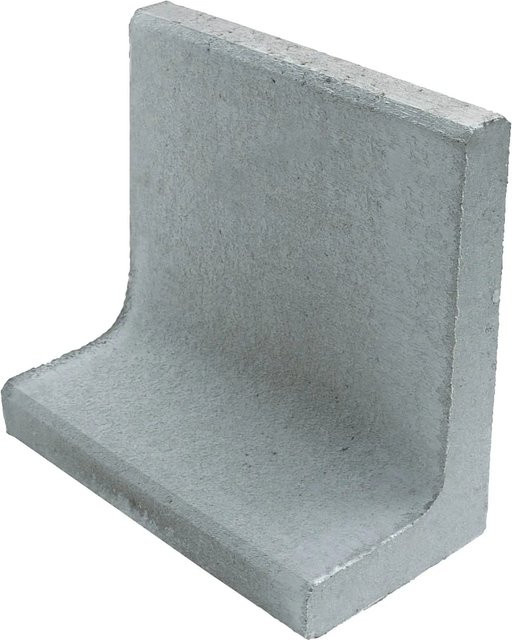 Diephaus L-Stein unbewehrt aus Beton in Grau B/H/T: 50 x 30 x 7 cm - Bild 1