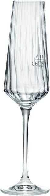 van Well Sektglas Eva Champagne Flute, transparent, 200 ml, 6er Pack - Bild 1