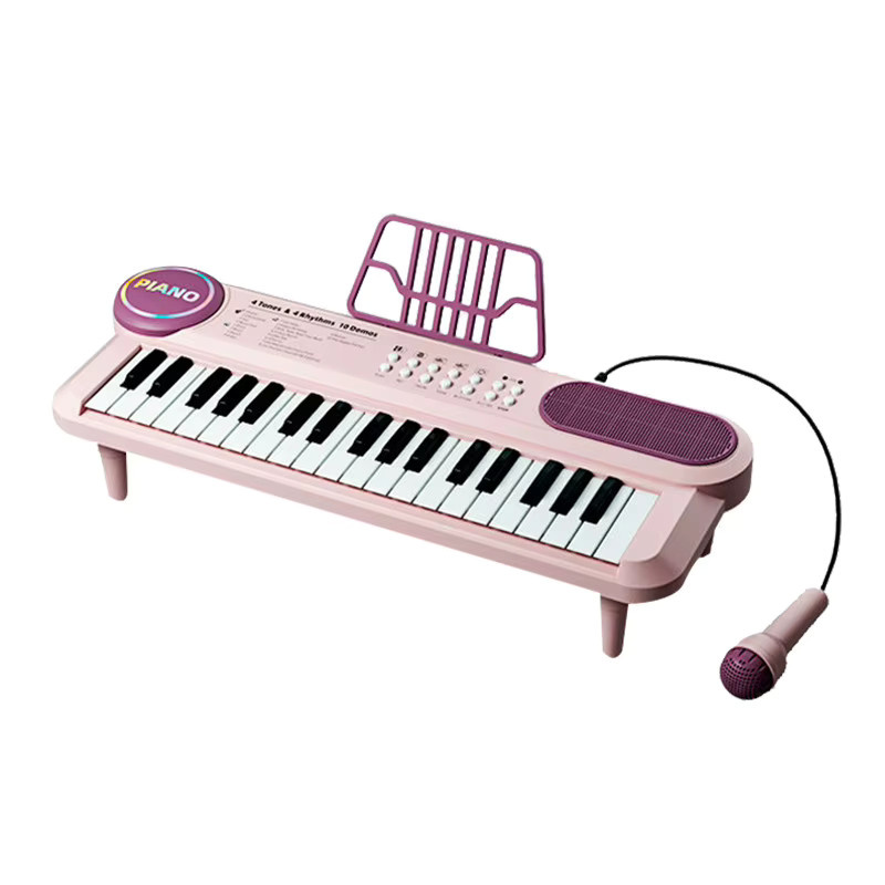 CONUSEA Kinder-Klaviertastatur, elektronisches Klavier mit Mikrofon, 37 Tasten - Bild 6