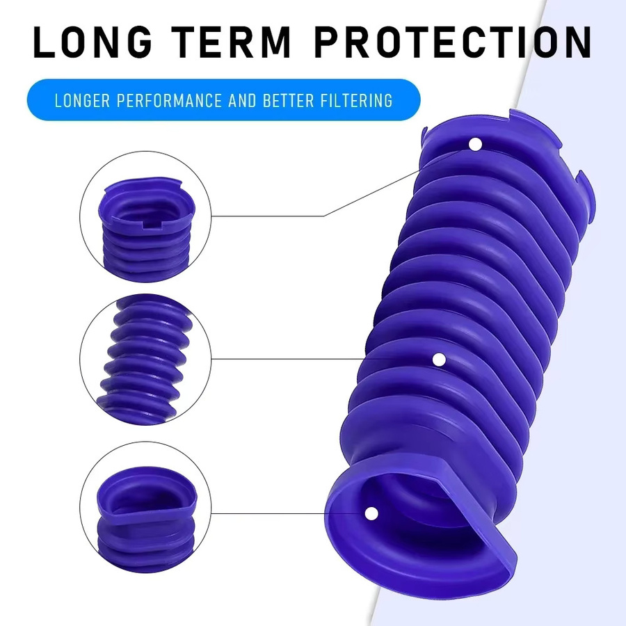 Dyson Saugkopf-Rollenschlauch in Blau für V8 Slim V10 Slim V15 Slim SV18 SV20 SV10K Staubsaugerzubehör - Bild 3