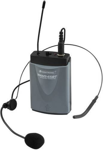 Omnitronic WAMS-65BT Funkmikrofon-Set mit Bluetooth in Grau - Bild 1