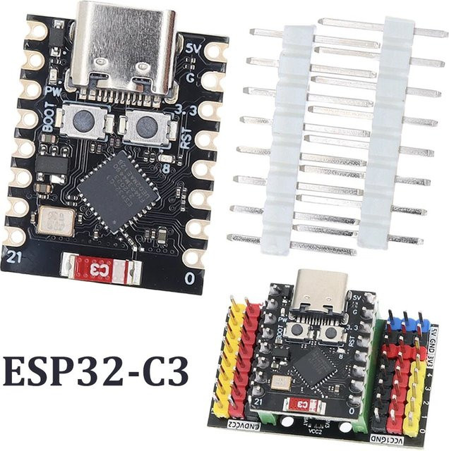 TENSTAR ROBOT ESP32 C3 SuperMini Entwicklungsboard mit WiFi und Bluetooth in Schwarz - Bild 1