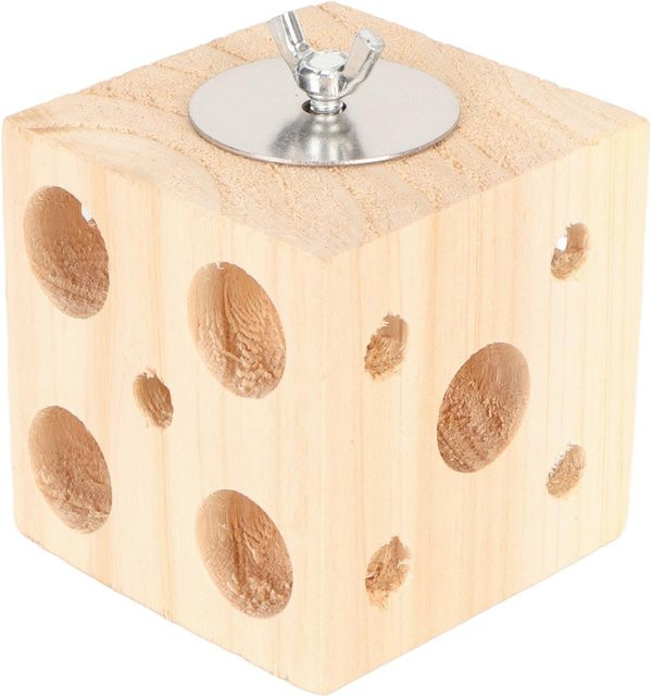 Vogel's Vogel Block Spielzeug Futtersuche, Holz, beige - Bild 1