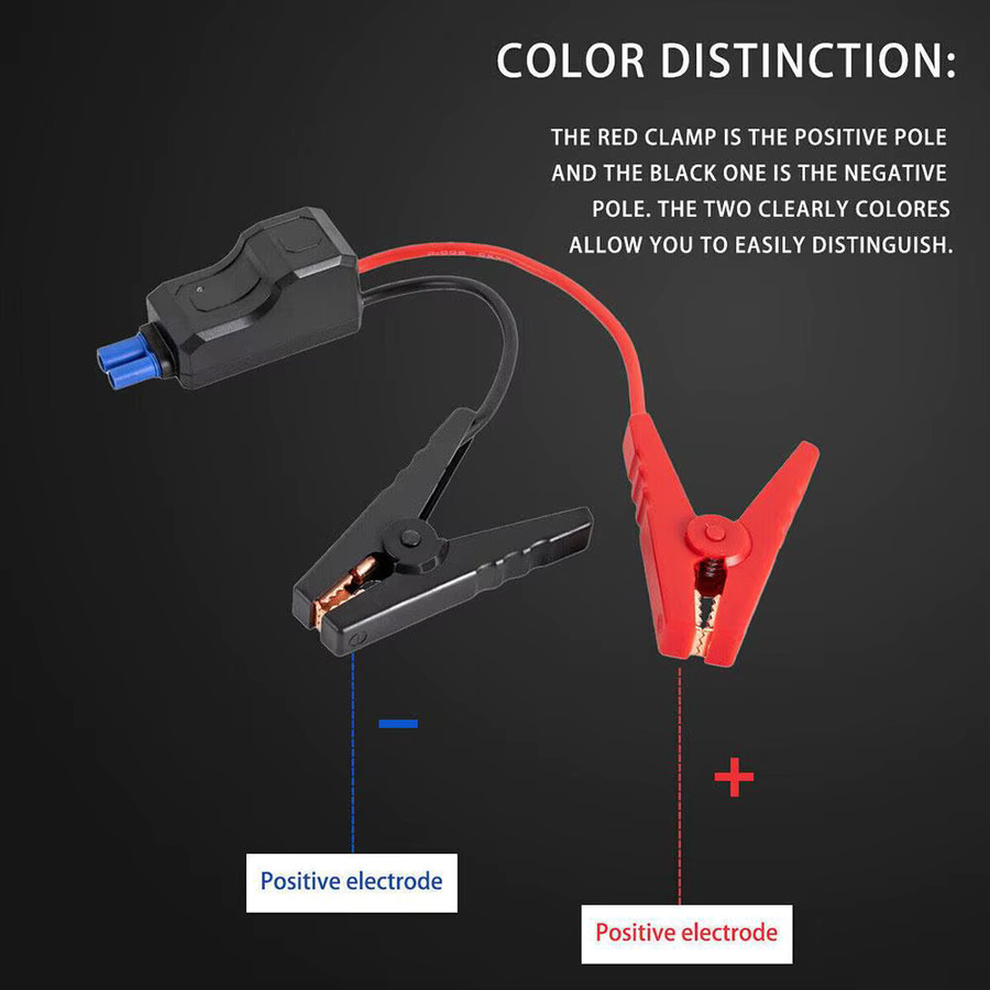 Auto Notstrom Batterie Clip Jumper Kabel Klemme für Notfall-Booster in Rot - Bild 4