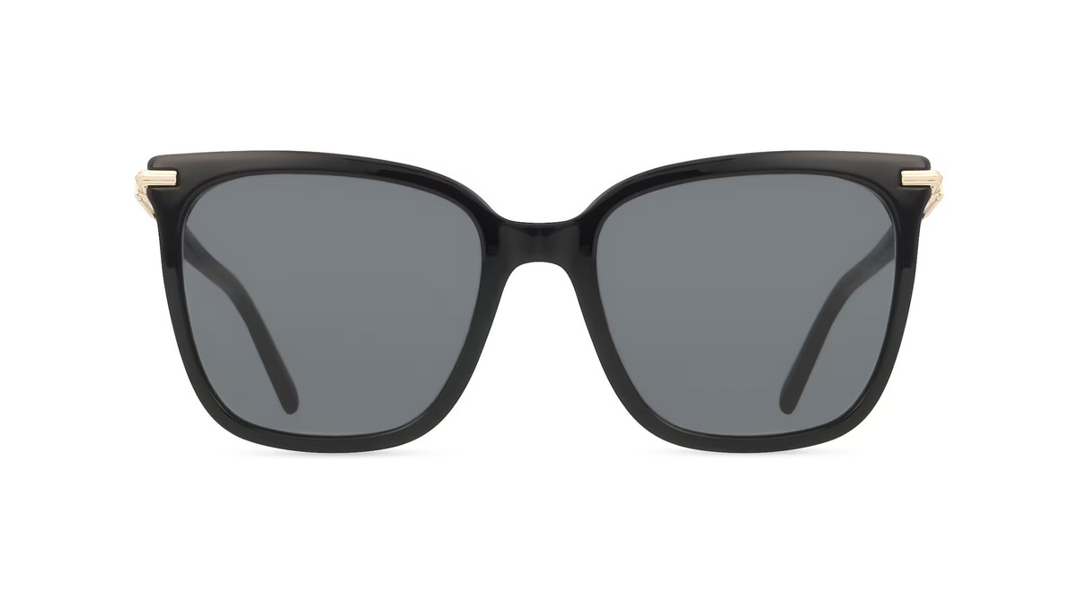 Ferragamo SF2037S Sonnenbrille Butterfly, Vollrand, Acetat, schwarz, Damen - Bild 1