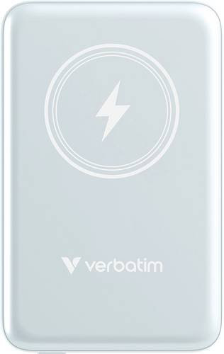 Verbatim Charge 'n' Go Magnetische Wireless Powerbank 10000 mAh mit USB-C, Blau - Bild 1