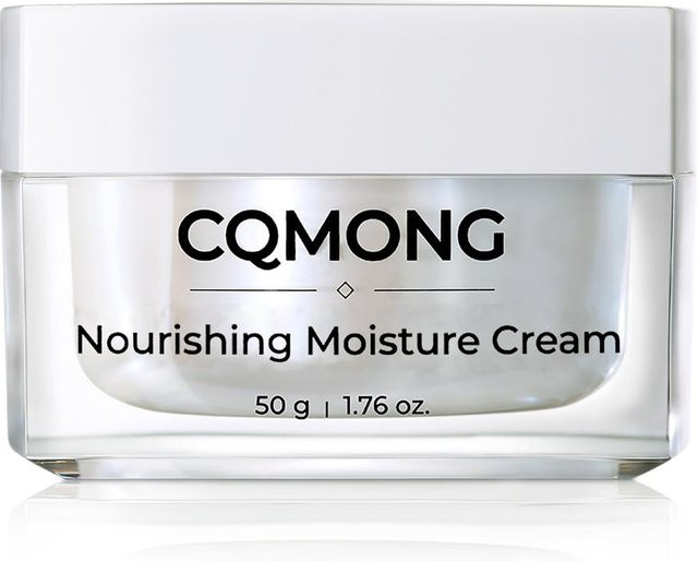 CQMONG Pflegende Feuchtigkeitscreme, 50 g, mit Hyaluronsäure, Kollagen, Niacinamid, Peptide - Bild 1