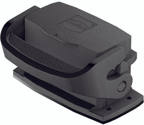 HARTING Anbaugehäuse aus Kunststoff in Schwarz 19 46 210 0302 19462100302 - Bild 1