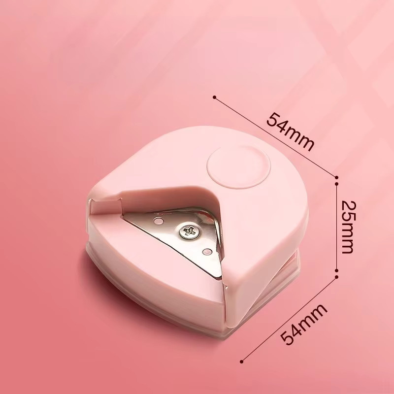 Tragbarer Filetschneider aus Papier und Kunststoff mit Edelstahlklinge in Pink - Bild 2
