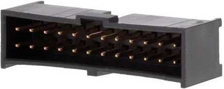 Molex Stiftleiste Standard 24-polig in Schwarz und Gold - Bild 1