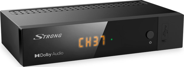 Strong SRT8216 DVB-T2 Receiver in Schwarz mit Ethernet und USB - Bild 1