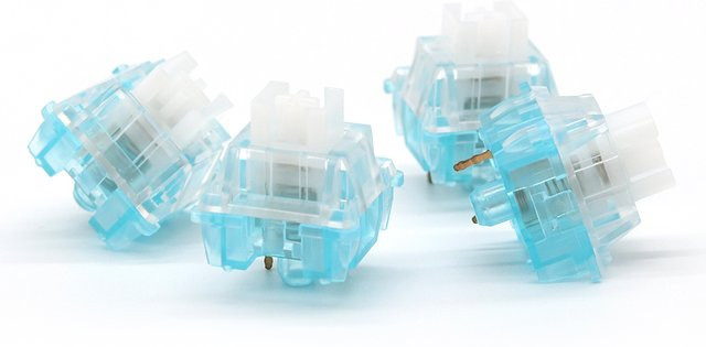 Outemu Ocean Linear Clicky Switches 3-Pin MX Silent 45g 55g RGB SMD Hot-Swappable für mechanische Tastaturen Gaming und Büro - Bild 1