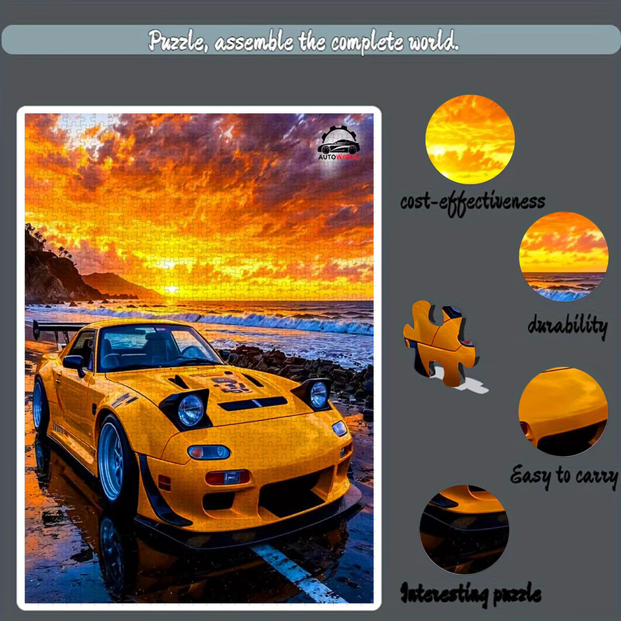 AZNM Japanisches Sportwagen-Puzzle, 5.000 Teile - Bild 3