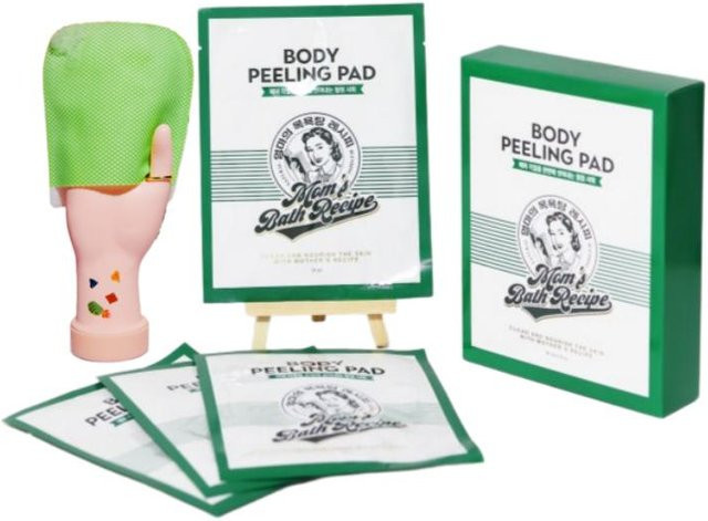 Moms Bath Recipe Körperpeeling-Pad, 30 ml x 8 Pads, Unisex - Bild 1