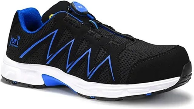 Elten Sicherheitshalbschuh JoSpeedy Boa S1P ESD in Black-Blue, Größe 37 - Bild 1