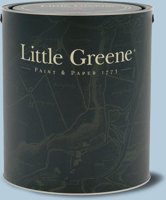 Little Greene Intelligent Satinwood Lack in Pale Wedgwood 249, Blau, 2,5 l - Bild 1