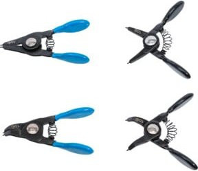 BGS Sprengringzangen-Satz für kleine Sprengringe, 4-teilig, Blau, 80 mm - Bild 1