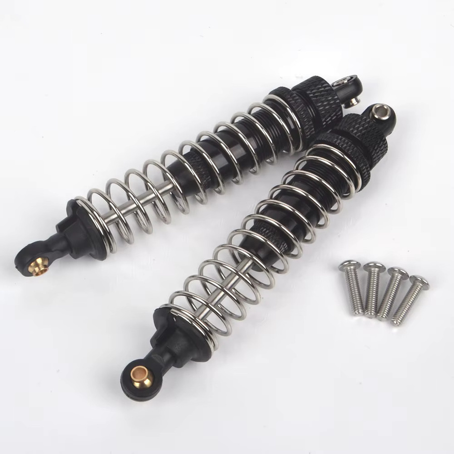 RcAidong Aluminium-Stoßdämpfer, 2-teiliges Set, 1:10, Metall, Schwarz - Bild 2