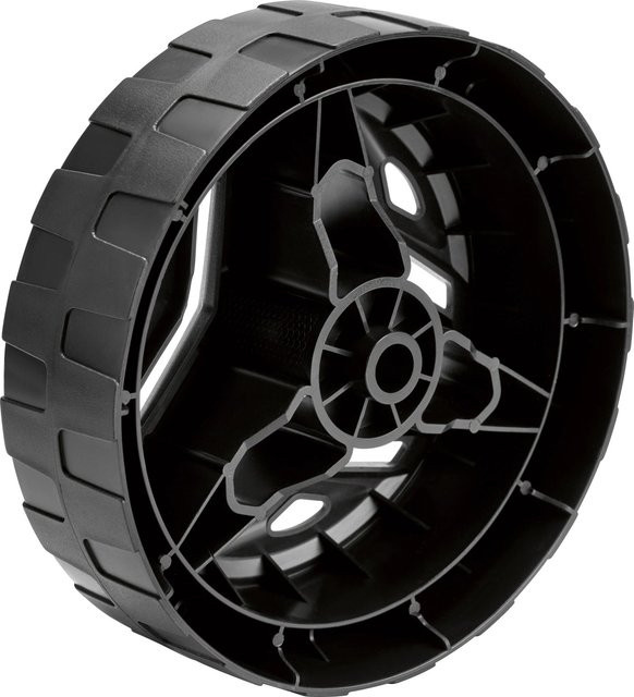 LUX-TOOLS Ersatzrad Schwarz für Elektro-Rasenmäher E-RM-1600/38 Highwheel, Durchmesser: 140 mm - Bild 1