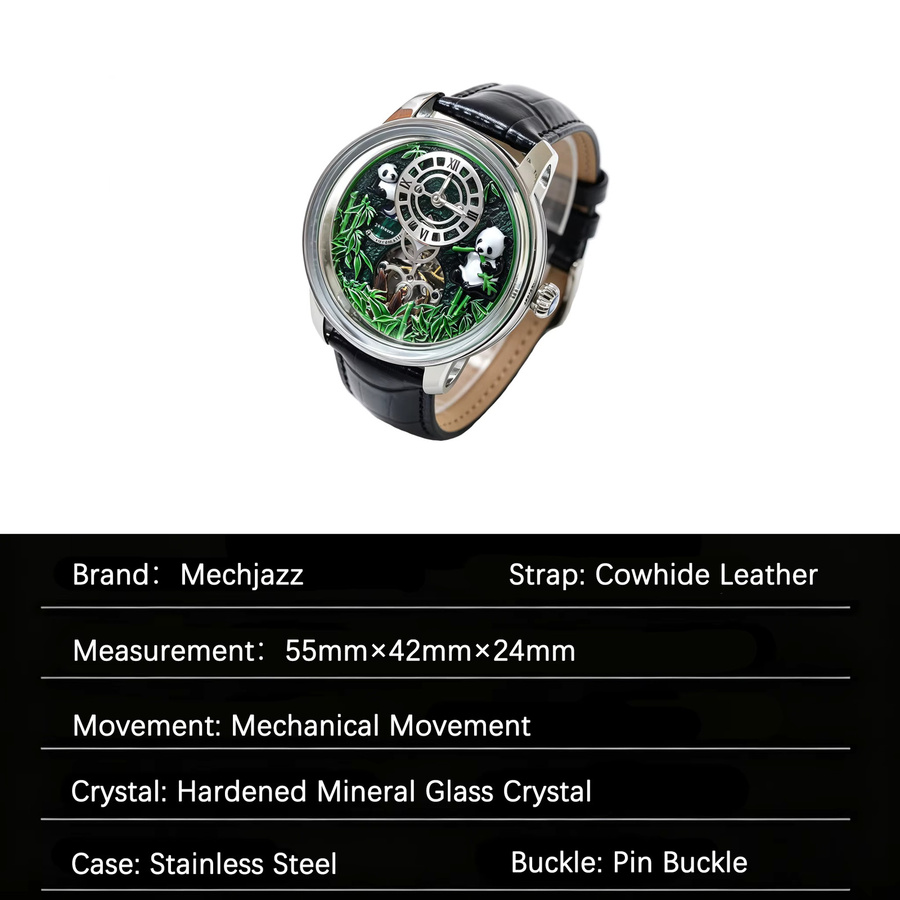 MechJazz Armbanduhr, Automatik, Edelstahlgehäuse, Saphirglas, Herren - Bild 4