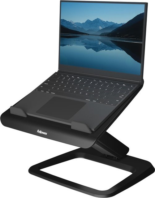 Fellowes Hana LT Laptop Ständer, schwarz, B: 34,2 cm, T: 39,6 cm, H: 10,2 cm - Bild 1