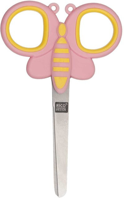 Rico Design Kinderschere Schmetterling mit Sicherheitstipp - Bild 1