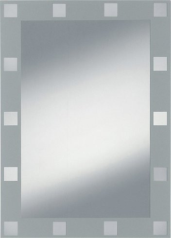 JOKEY Siebdruckspiegel Domino, rechteckig, silber, B x H: 50 x 70 cm - Bild 1
