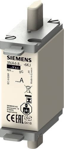 Siemens Sicherungseinsatz 50A 690V Größe 0 in Weiß (3 Stück) - Bild 1
