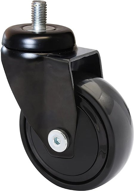 Wagner Design-Lenkrolle 3C Schwarz mit Ø 7,5 cm Durchmesser und Tragkraft 75 kg - Bild 1