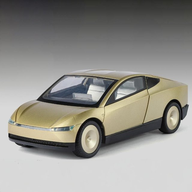 Linyi toy car Cybercab Roboter-Taxi, Modellauto, 1:24, Metall, Sound & Licht, ab 14 Jahren - Bild 1