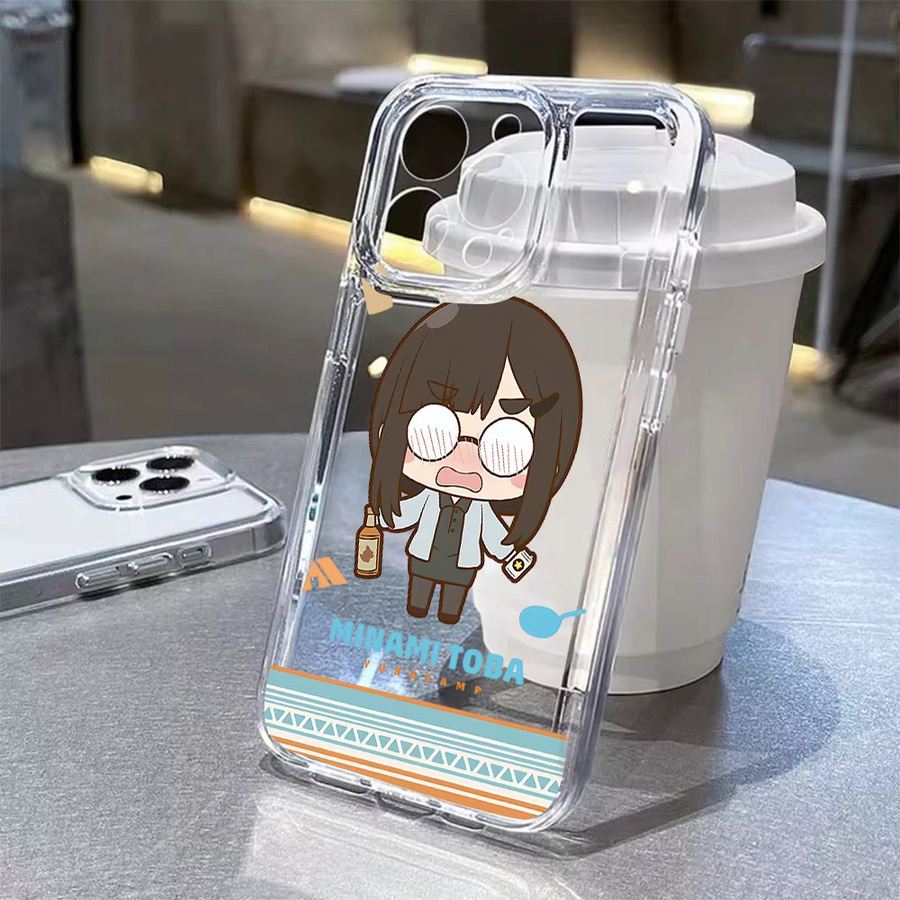 Cartoon Yuru Camp Handyhülle für Samsung Galaxy S26 S25 S24 S23 S22 S21 S20 FE Note20 Note10 Edge Plus Ultra Lite 5G transparent - Bild 2