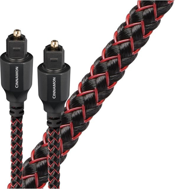 AudioQuest Cinnamon Optilink Optisches Kabel mit 3,5 mm Klinke, Schwarz, Länge: 12 m - Bild 1