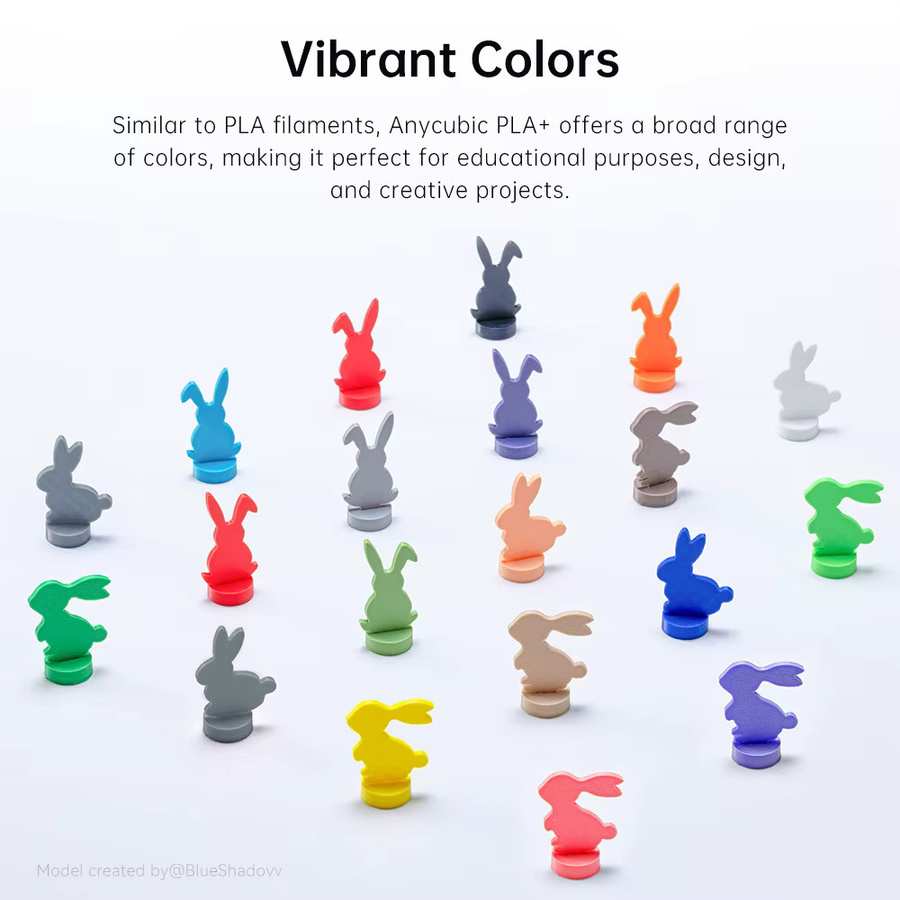 Anycubic PLA+ Filament Multicolor Blau für FDM-3D-Drucker - Bild 4