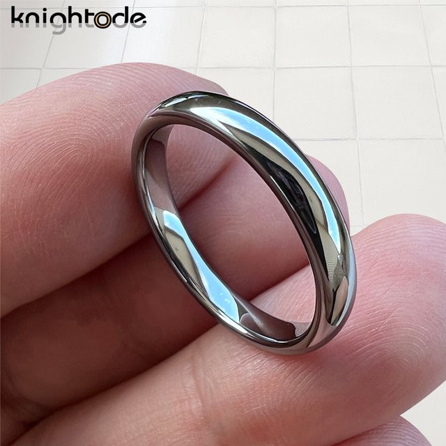 Knightode Ring Wolframkarbid, Silber, Unisex - Bild 1