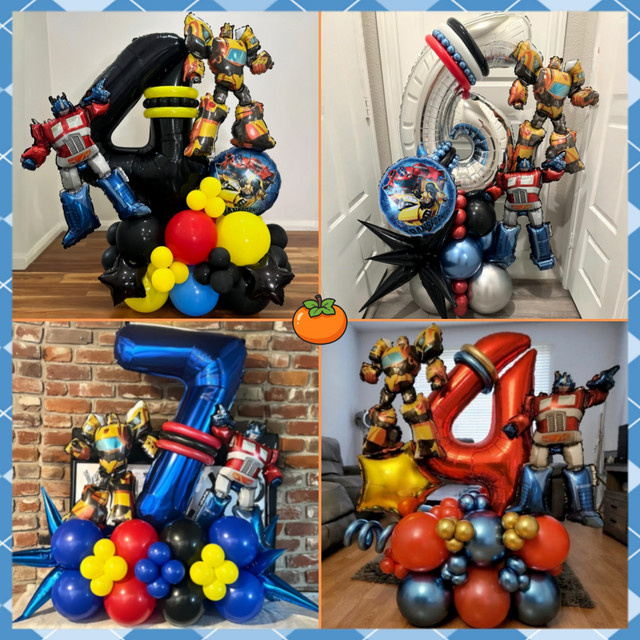 Potdemiel Cartoon Figur Transformations Ballon aus Aluminiumfolie in Mehrfarbig für Geburtstag, Weihnachten und Baby Shower Dekoration - Bild 1