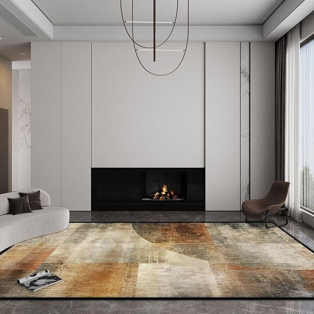 Moderner abstrakter Teppich von JGJG in Mehrfarbig, geometrisches Design, pflegeleicht und waschbar, B/T: 200 x 250 cm - Bild 1