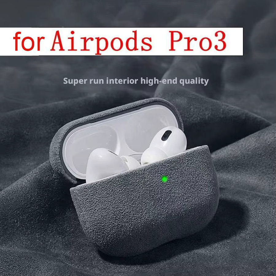 Handgefertigte Wildlederhülle für Apple AirPods Pro 3, stoßfeste Schutzhülle für deine Kopfhörer - Bild 2