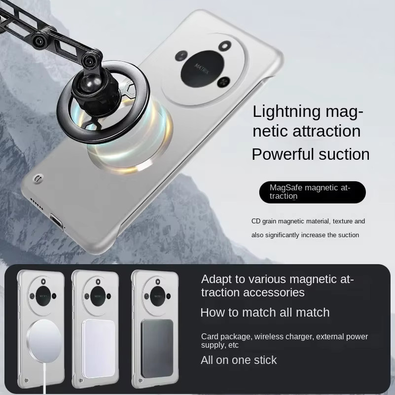 MagSafe Kamera-Schutzhülle für Honor Magic 7, 6, 5 Pro, X9C, X60, X50, 200 Pro, magnetische Blende in Grün, matt und ultradünn - Bild 2
