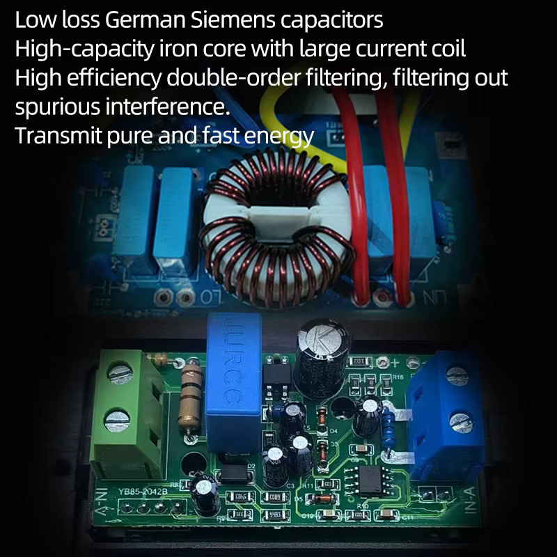 Ataudio HiFi Power Filter mit Blitzschutz und Störungsfreiem Stromreiniger für EU-Netzkabel in Schwarz oder Silber - Bild 4