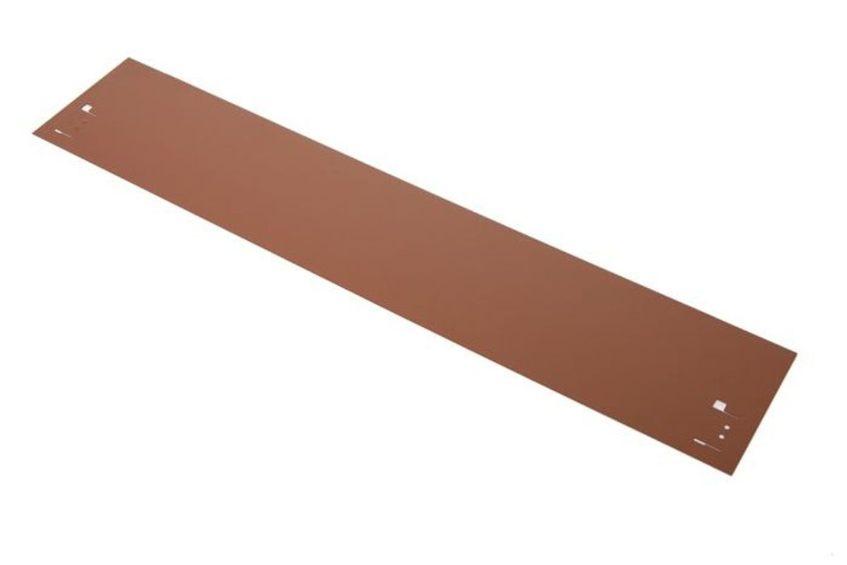Green-split Rasenkante aus Metall in Braun als Beeteinfassung für Rasen und Garten, B: 120 cm, H: 13,5 cm - Bild 3