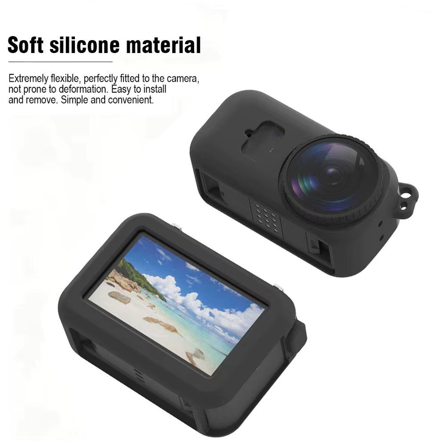 DJI OSMO NANO Silikon Schutzhülle Set in Schwarz für umfassenden Kratz- und Sturzschutz - Bild 2