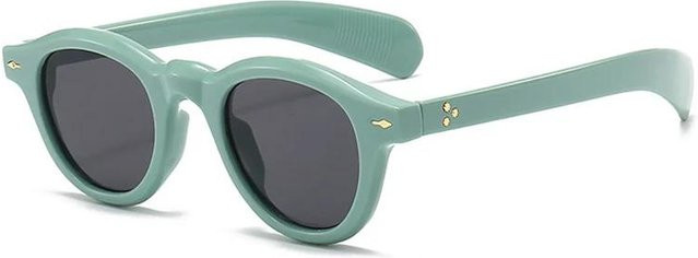 SHAUNA Sonnenbrille, rund, Vollrand, Kunststoff, blaugrün, Unisex - Bild 1