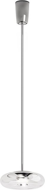 Serien Lighting Don Suspension S LED-Pendelleuchte mit transparentem Glasschirm und dim2warm Technologie in Silber und Transparent - Bild 1