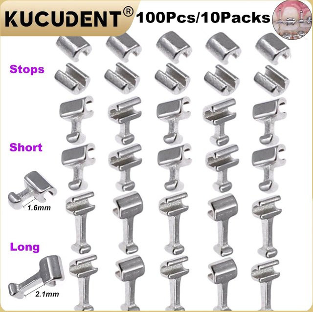 KUCUDENT Kieferorthopädische Druckhaken, 100 Stück - Bild 1